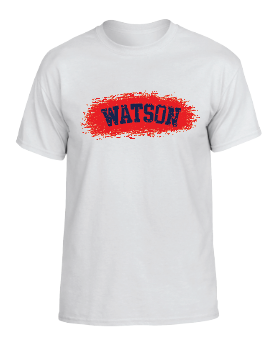 WATSON ELEMENTARY WILDCATS Splatter T-shirt