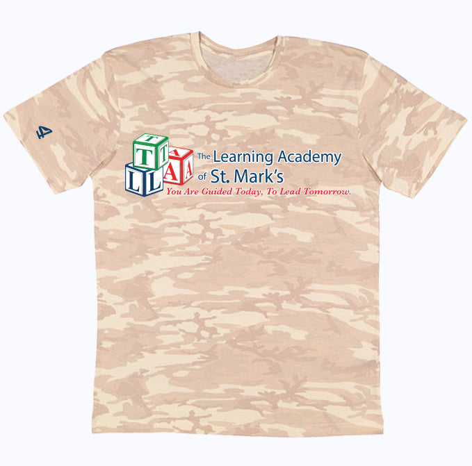 The Learning Academy of St. Mark's Camo SS Tees