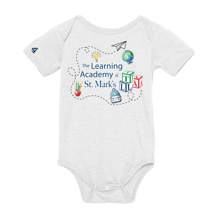 The Learning Academy of St. Mark's short sleeve onesie