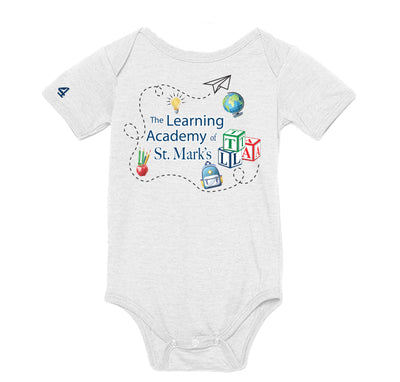 The Learning Academy of St. Mark's short sleeve onesie