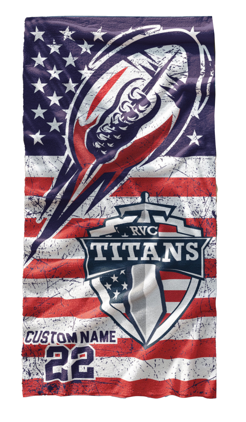 Titans Football Beach Towel