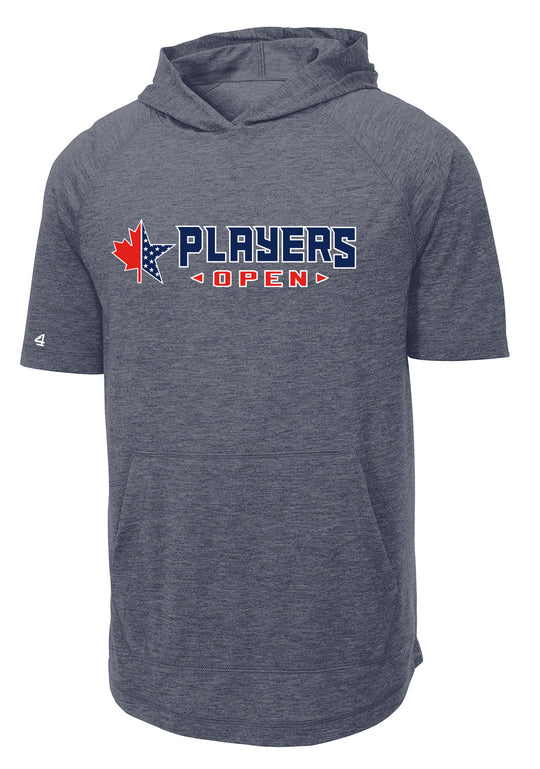 Open Series Players Short Sleeve Tri-blend Hoodie