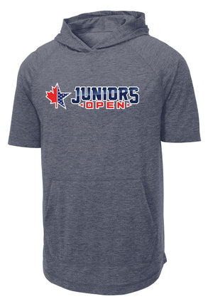Open Series Short Sleeve Tri-blend Hoodie