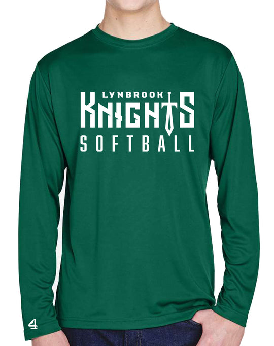 Lynbrook Knights Softball Long Sleeve Performance Tee