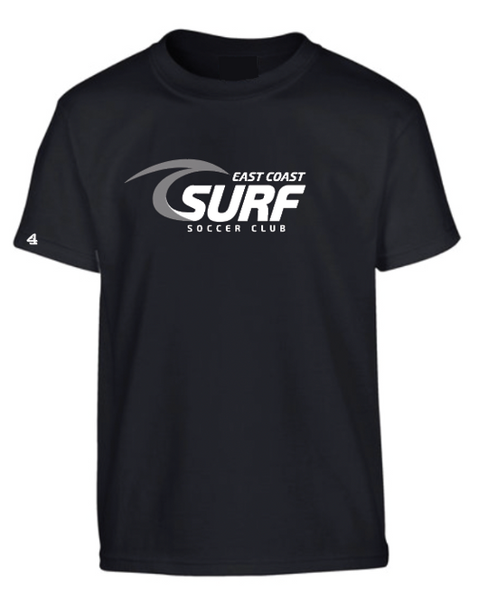 East Coast Surf Soccer Club Logo Short sleeve T-shirt