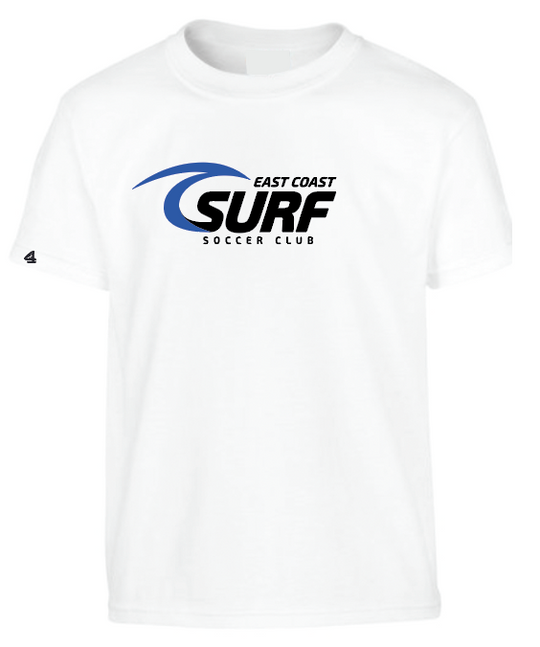 East Coast Surf Soccer Club Logo Short sleeve T-shirt