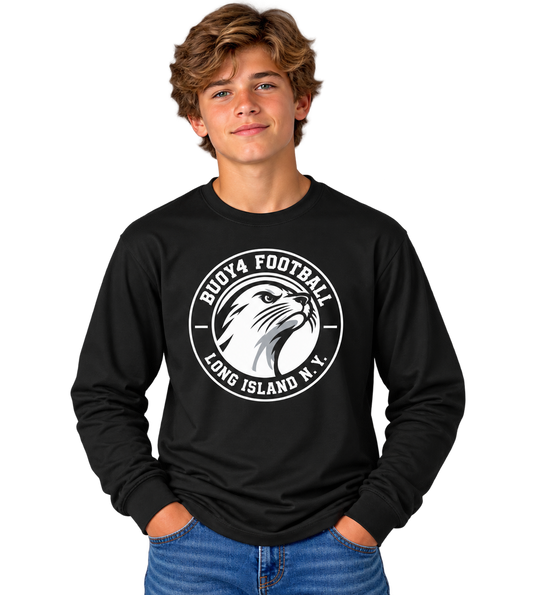LONG ISLAND SEAL FOOTBALL LONG SLEEVE GRAPHIC TEE