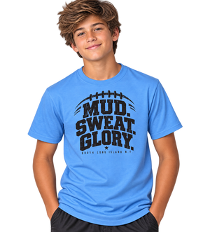 MUD SWEAT GLORY FOOTBALL GRAPHIC TEE