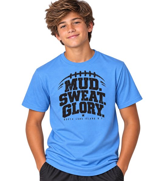 MUD SWEAT GLORY FOOTBALL GRAPHIC TEE