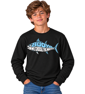 BUOY4 WE CHOOSE THE WATER TUNA LONG SLEEVE GRAPHIC TEE