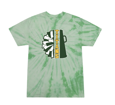LYNBROOK TITANS FOOTBALL AND CHEER  SHORT SLEEVE Tie-Dye T-shirt