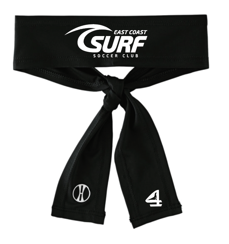 East Coast Surf Soccer Club Tie Headband