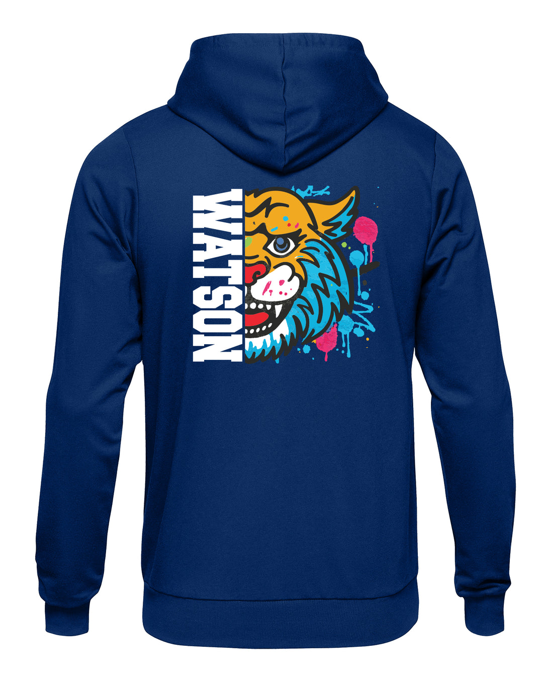 WATSON ELEMENTARY WILDCATS Color Splash Hoodie