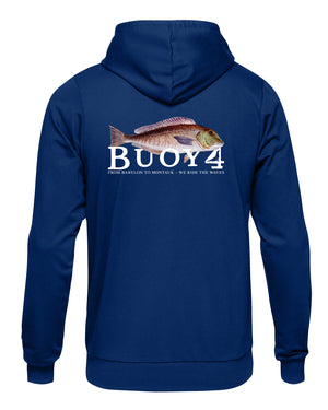 Buoy4 Tile Fish Hoodie