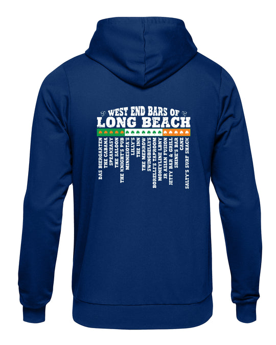 LONG BEACH IRISH DAY West End Bars of Long Beach Graphic Hoodie