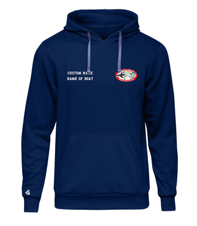 Atlantic Beach Rod & Gun Club Embroidered Front Custom Hoodie Printed Back