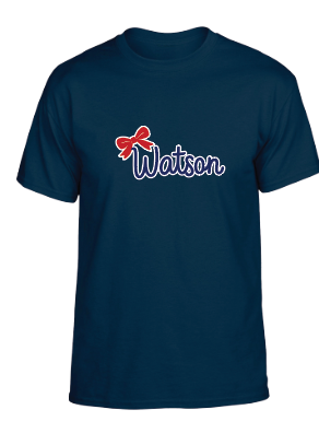 WATSON ELEMENTARY WILDCATS Bow T-shirt