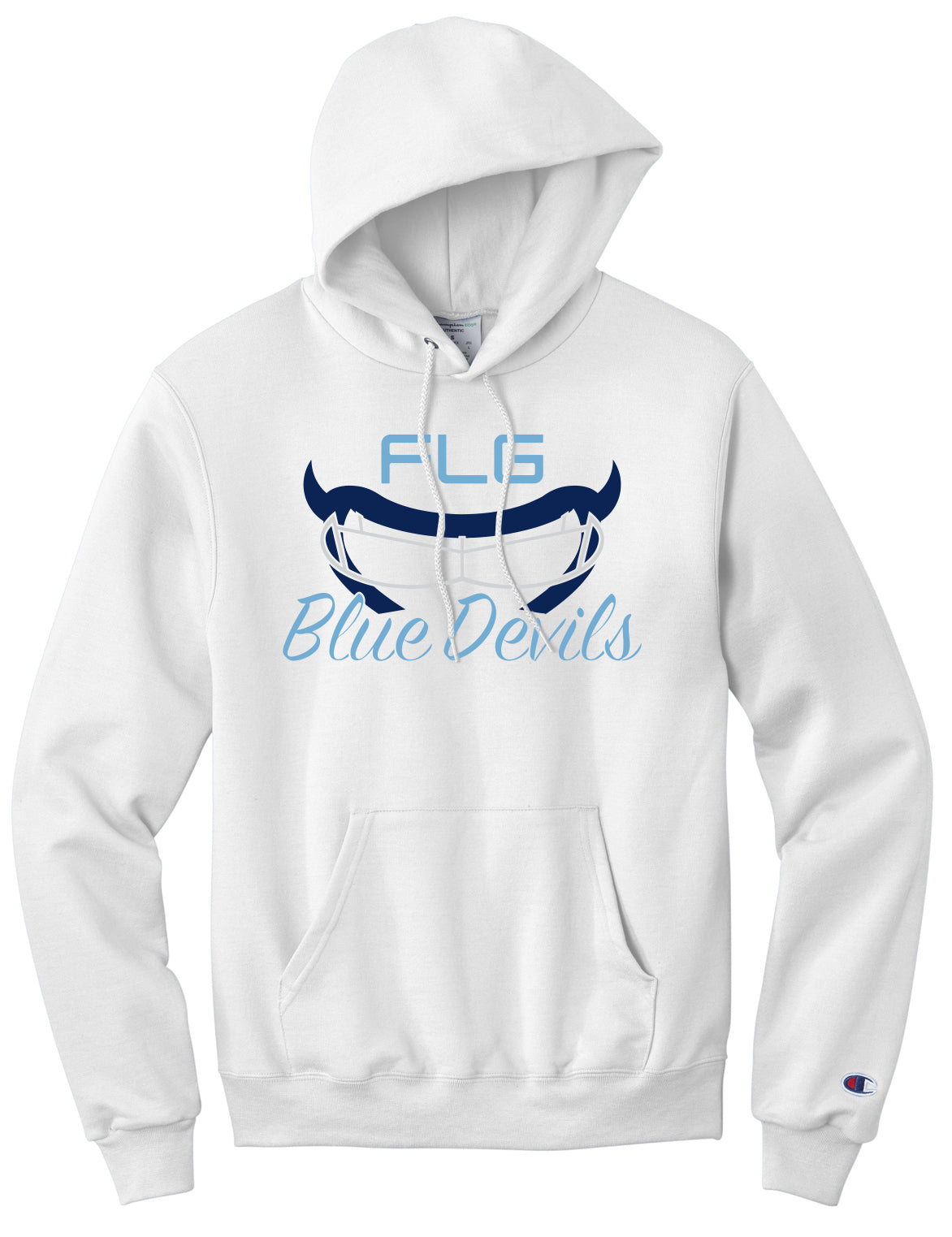 FLG LACROSSE BLUE DEVILS Champion® Powerblend® Pullover Hoodie