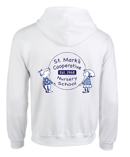 St. Mark's Nursery School Adult Full zip Hoodie