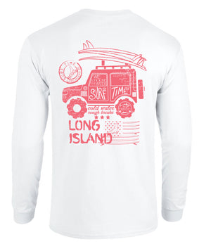 Buoy4 Long Island Surf Long Sleeve Graphic Tee