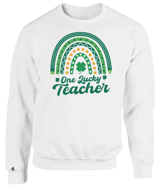 Lucky Teacher Buoy4 Crewneck Sweatshirt