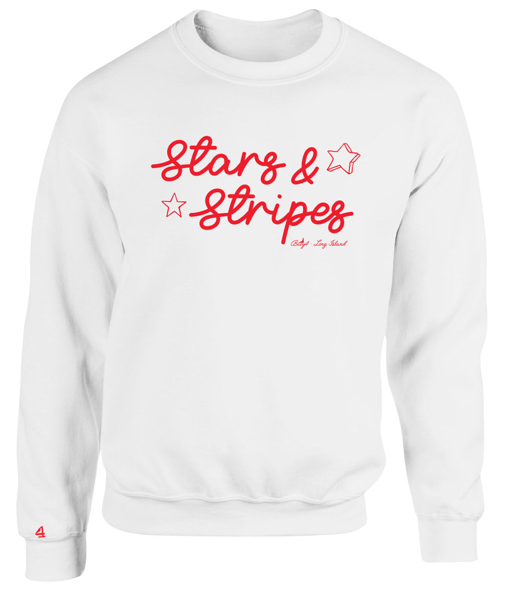 Buoy 4 Stars and Stripes Crewneck Sweatshirt