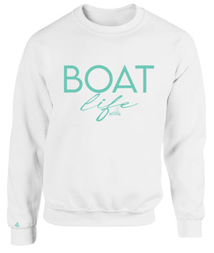 Buo4 Boat Life Crewneck Sweatshirt