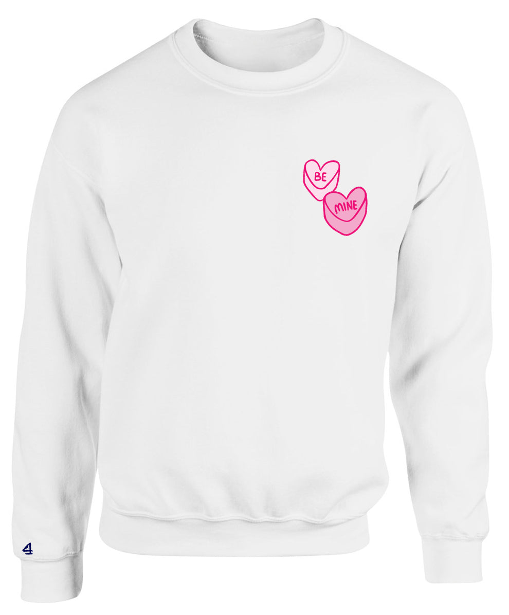 Buoy4 V Day Be Mine Crewneck Sweatshirts