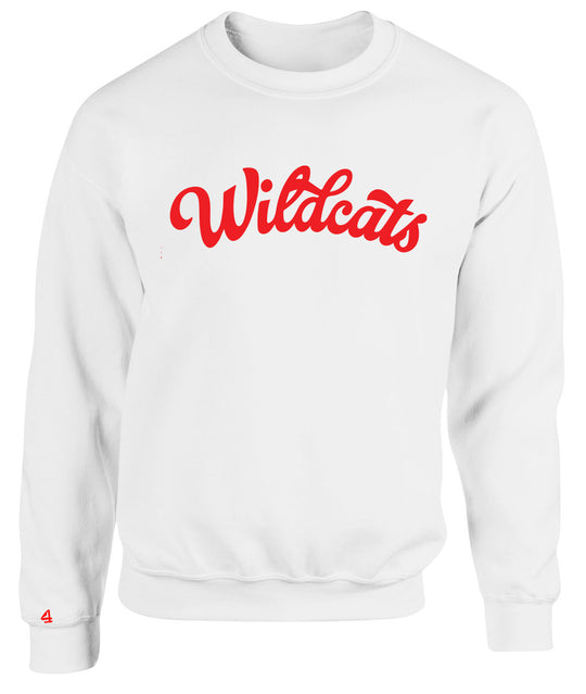 WATSON ELEMENTARY WILDCATS Script CrewNeck Sweatshirt