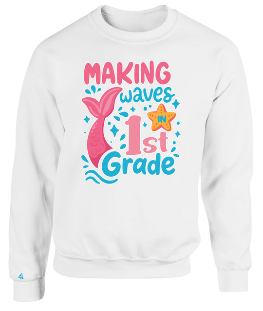 Making Waves Youth Crewneck