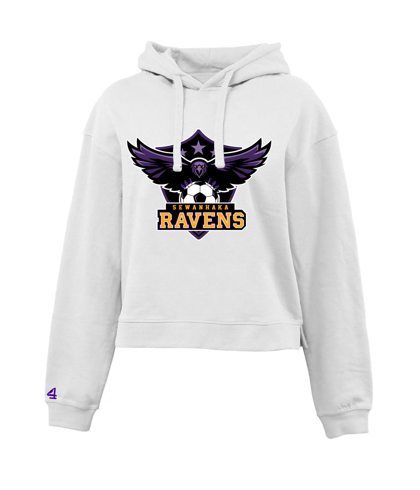 Sewanhaka Ravens Soccer Cropped Hoodie