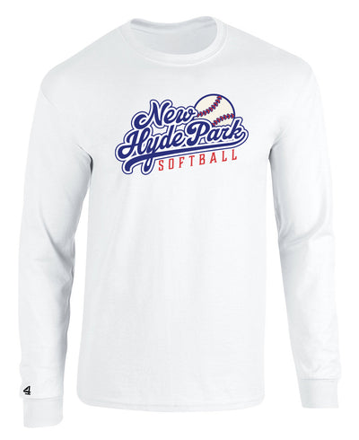 NHP Softball Diamond Team Spirit Long Sleeve Cotton Tee