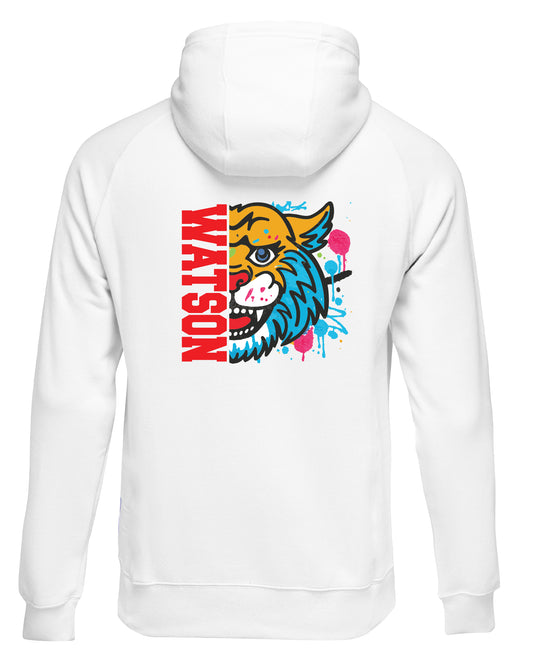 WATSON ELEMENTARY WILDCATS Color Splash Hoodie