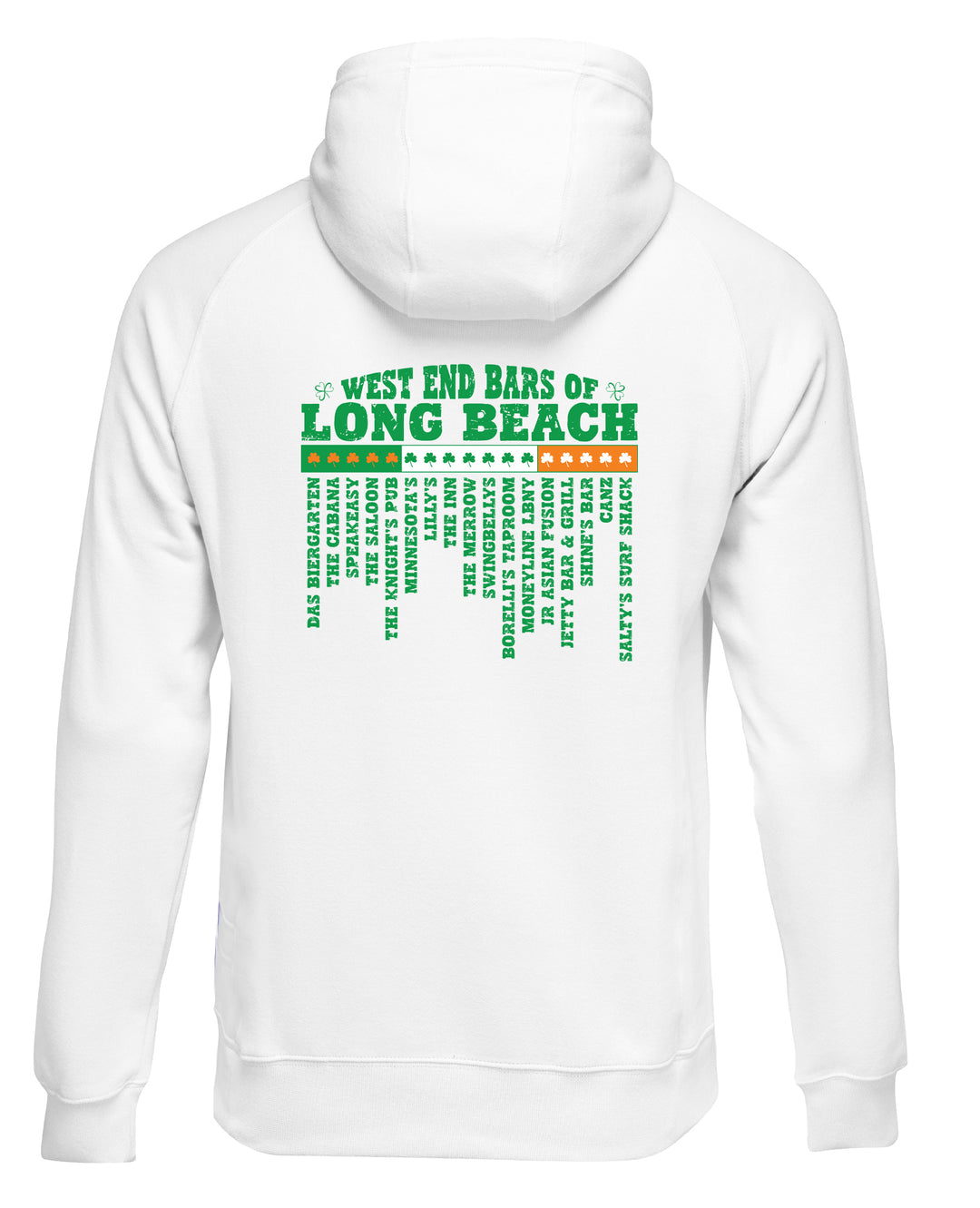 LONG BEACH IRISH DAY West End Bars of Long Beach Graphic Hoodie