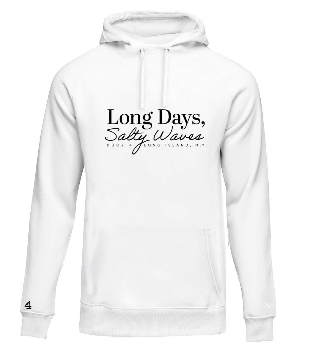 Buoy 4 Long Days Salty Waves Hoodie