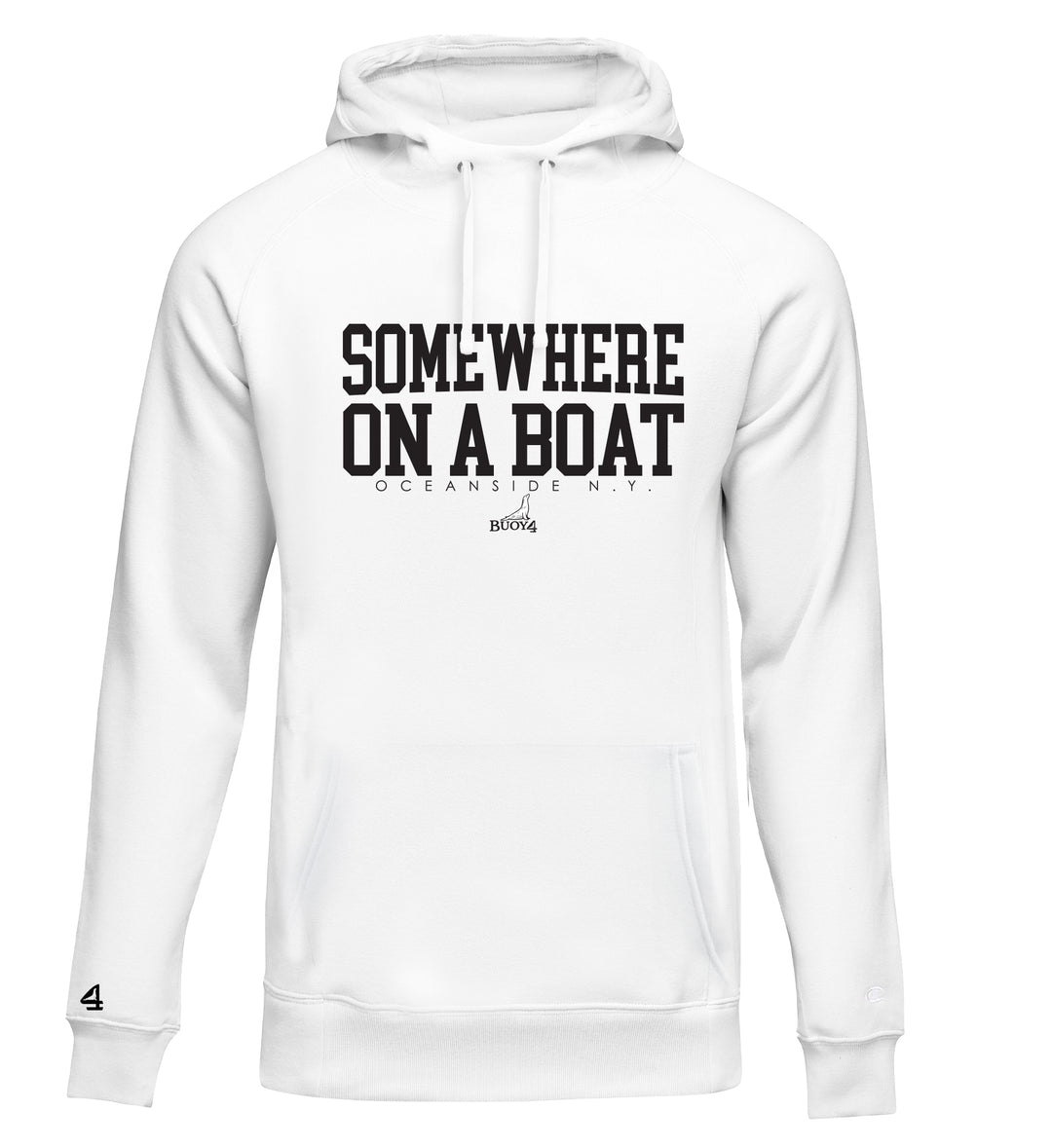 Buoy 4 Somewhere on a Boat Hoodie