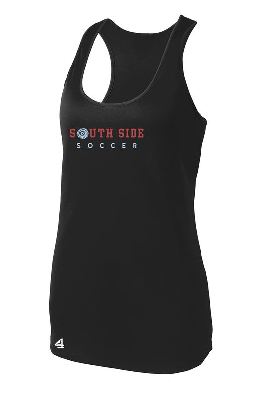 SOUTH SIDE JV SOCCER Women's Racerback Tank