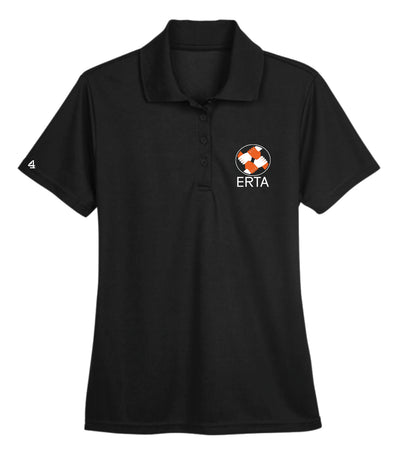 East Rockaway Teachers Association hands logo Womens Embroidered Polo