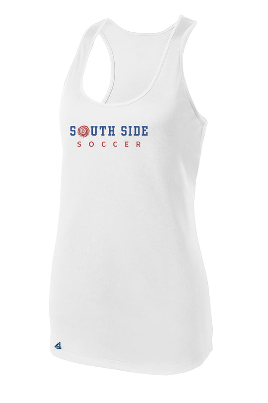 SOUTH SIDE JV SOCCER Women's Racerback Tank
