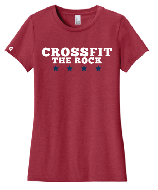 Crossfit the Rock Ladies SS T-shirts