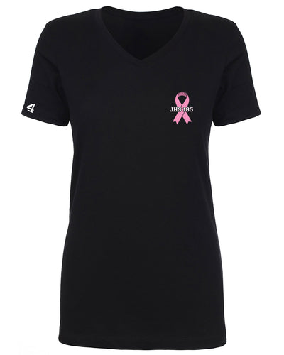 JHS 185 Breast Cancer Fundraiser Women's V-neck T-Shirt