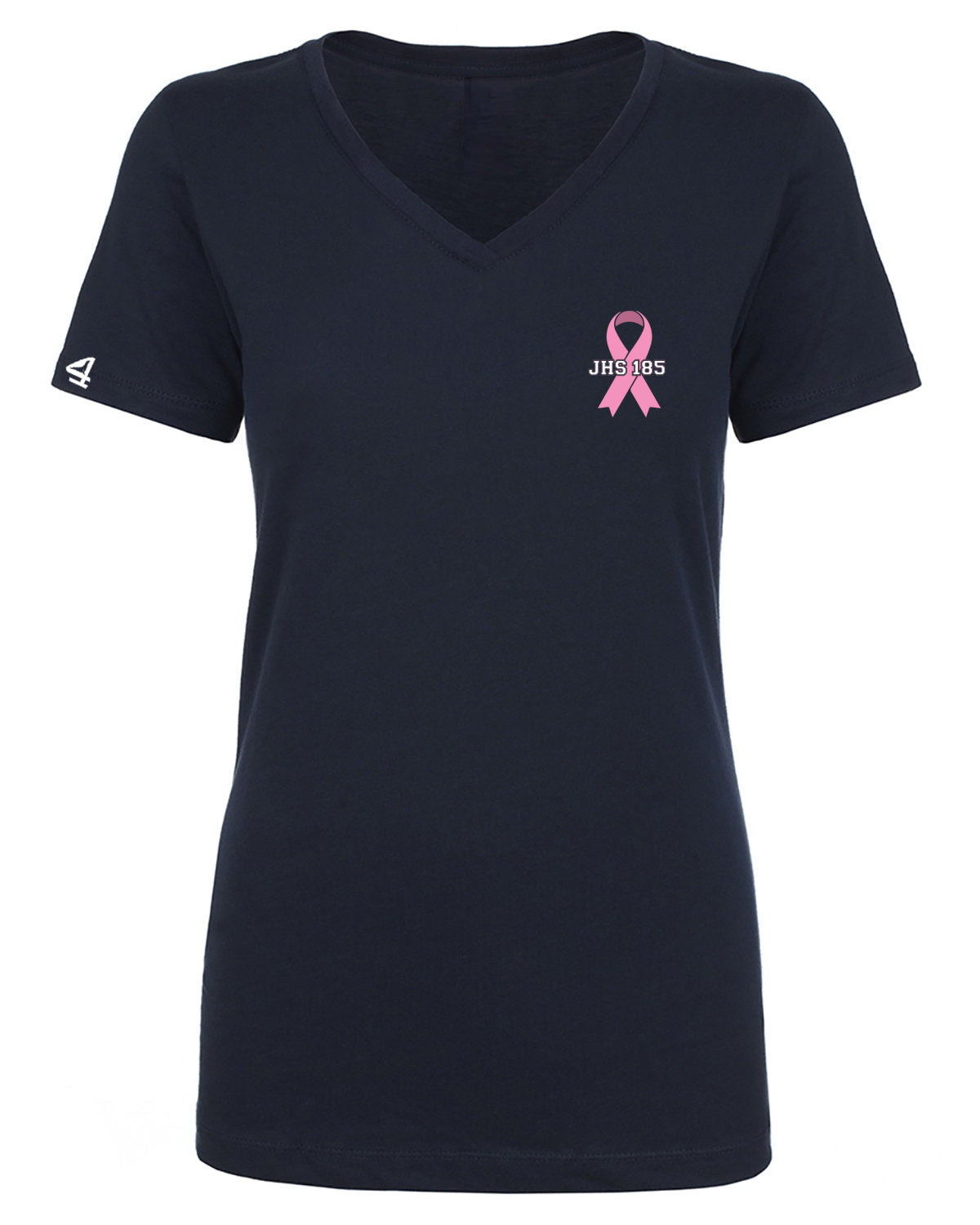 JHS 185 Breast Cancer Fundraiser Women's V-neck T-Shirt