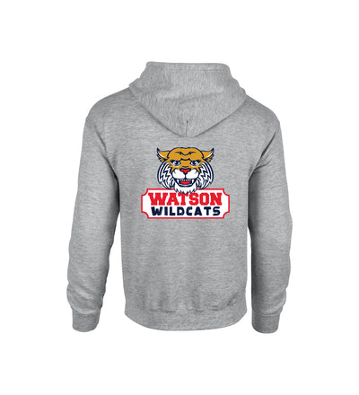 WATSON ELEMENTARY WILDCATS Full Zip Hoodie