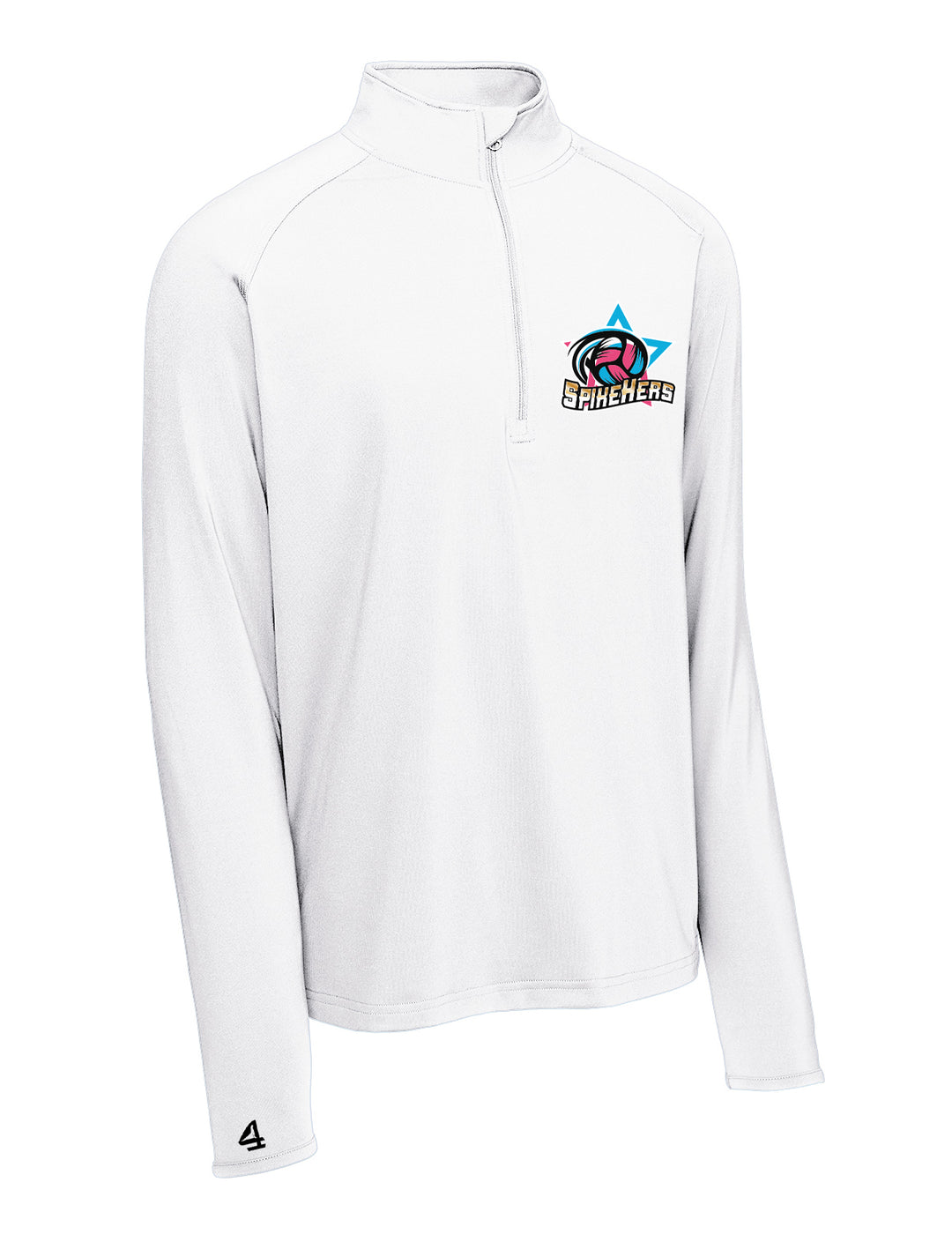 Spikehers Volleyball Embroidered 1/4 Zip