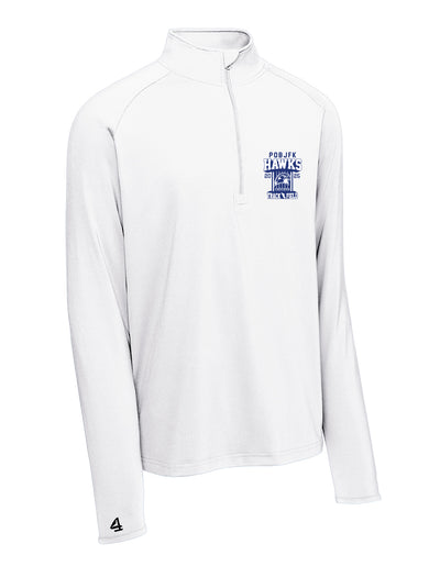 Hawks Track and Field Embroidered 1/4 zip