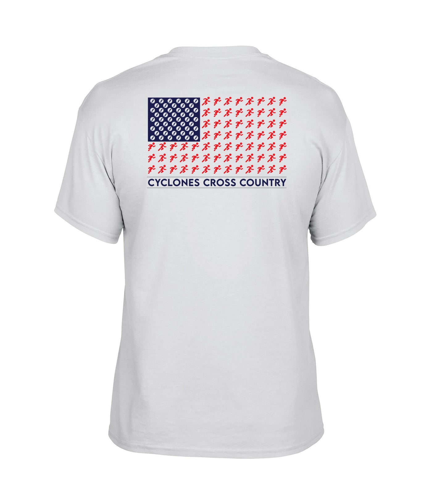 CYCLONES CROSS COUNTRY FLAG Short Sleeve Tee