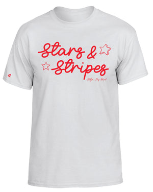 Buoy4 Stars and Stripes Short Sleeve Graphic Tee
