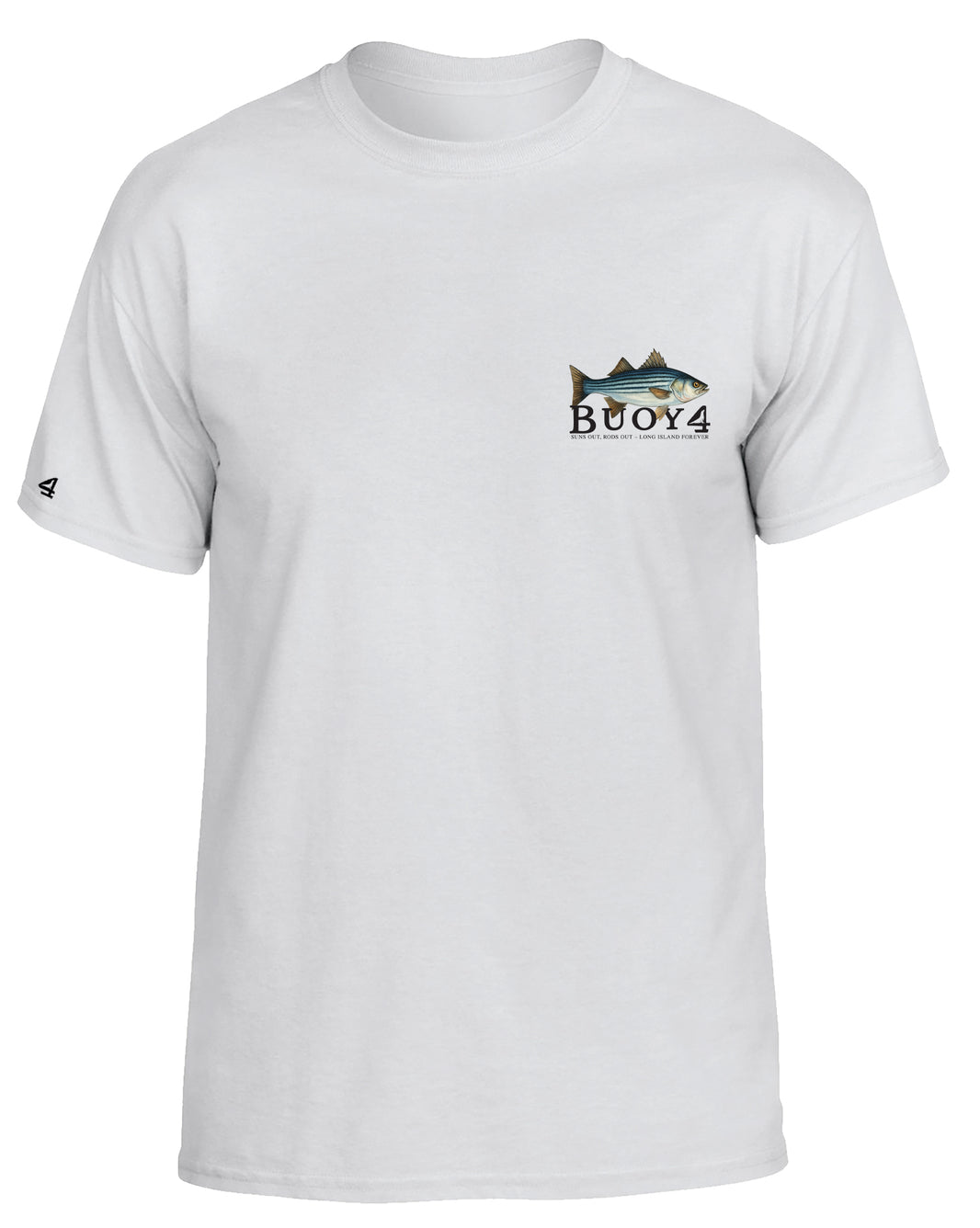 Buoy4 Striped Bass Short Sleeve Graphic Tee