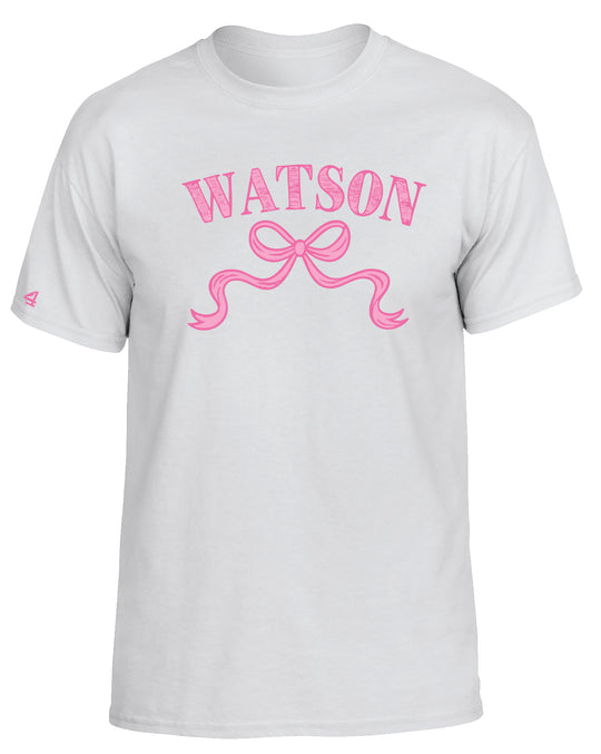 WATSON ELEMENTARY WILDCATS Bow SS Tshirt