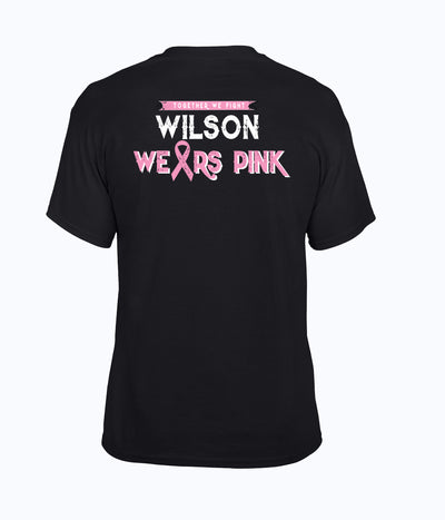 Wilson Elementary School Breast Cancer Awareness Short Sleeve Tshirt